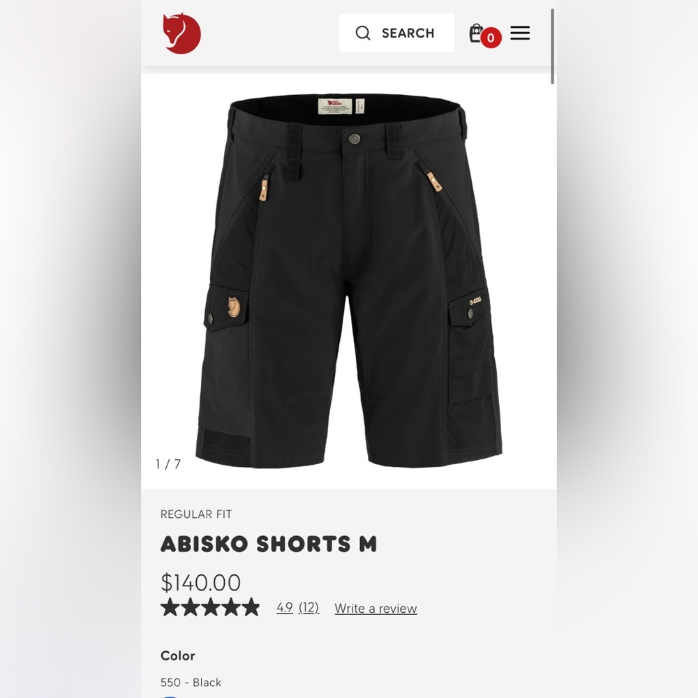 Fjallraven ABISKO SHORTS M